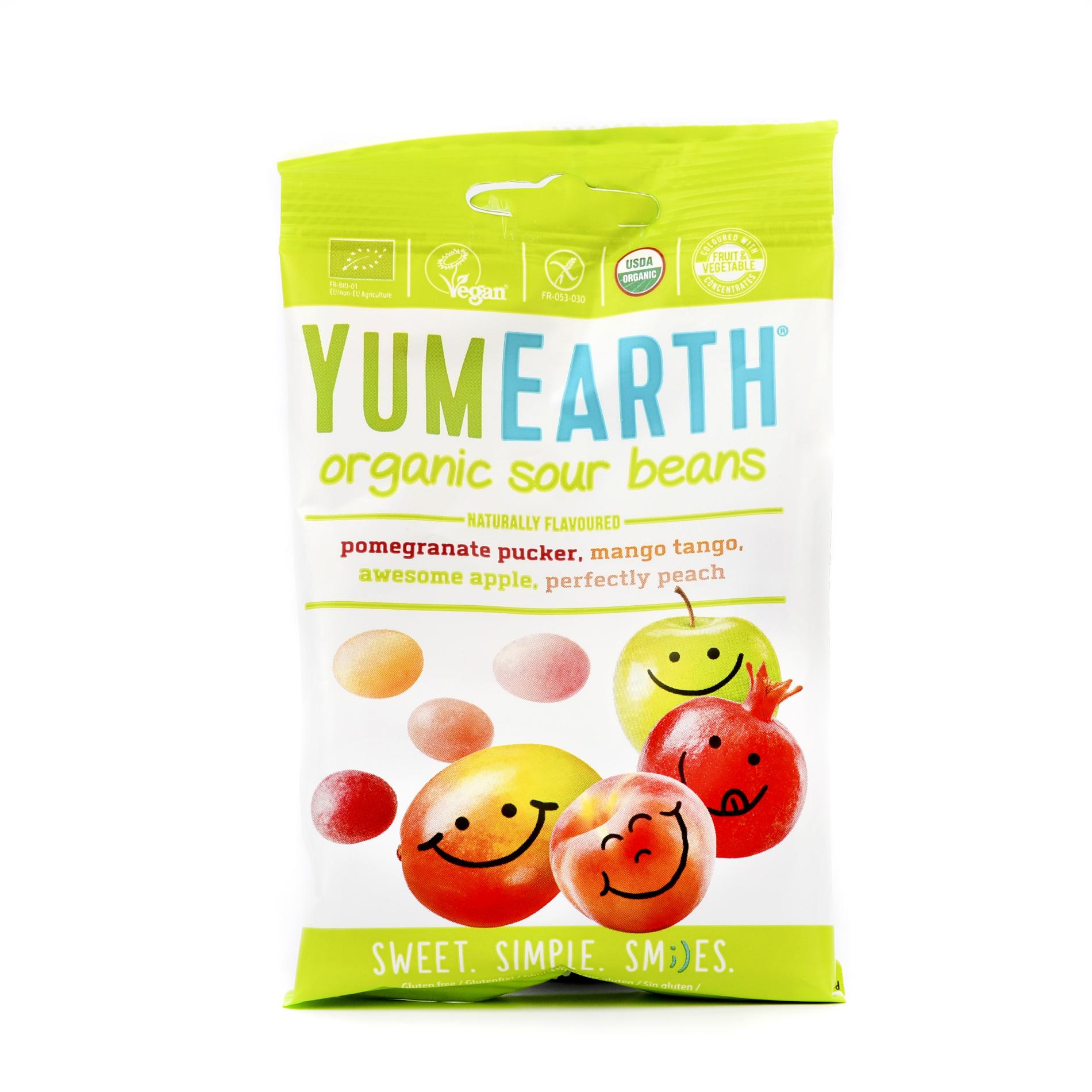 Жевательные мармеладные конфеты Organic Sour Beans драже со вкусами манго, граната, персика и яблока, YumEarth - 50 г
Жевательные мармеладные конфеты Organic Sour Beans драже со вкусами манго, граната, персика и яблока, YumEarth - 50 г