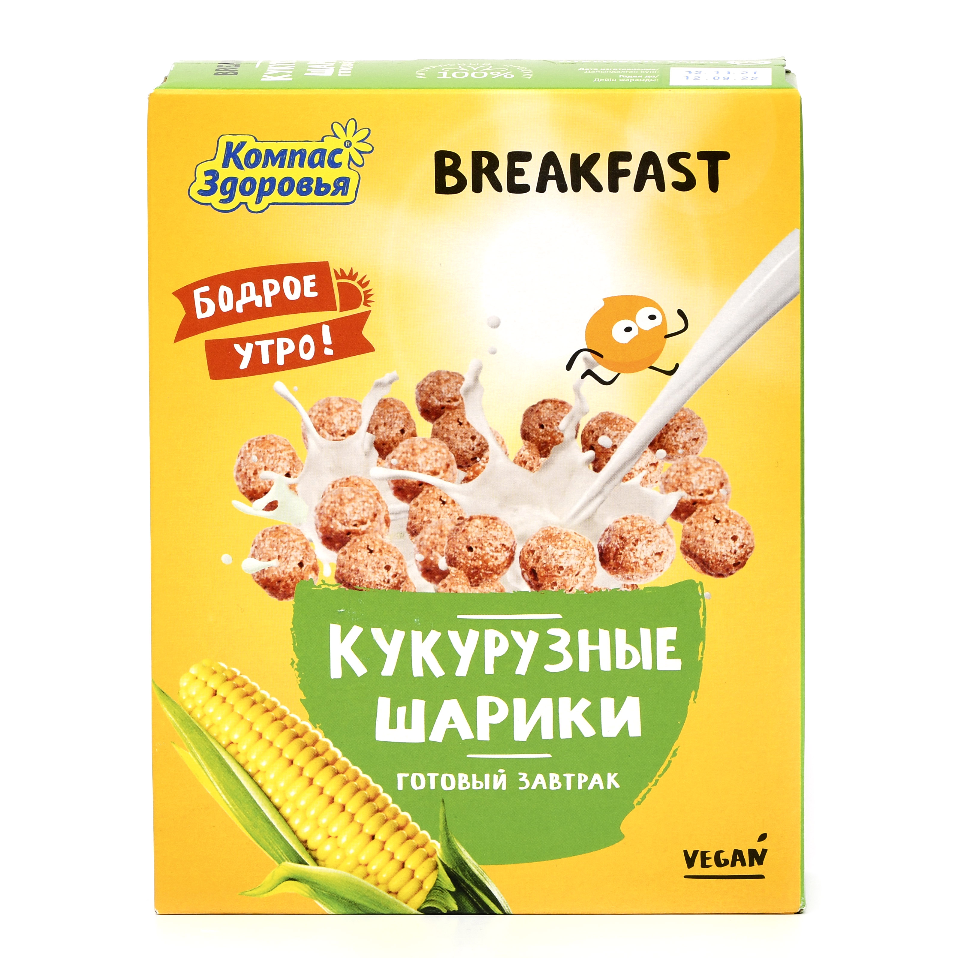 

Завтраки сухие Кукурузные шарики - 100 г