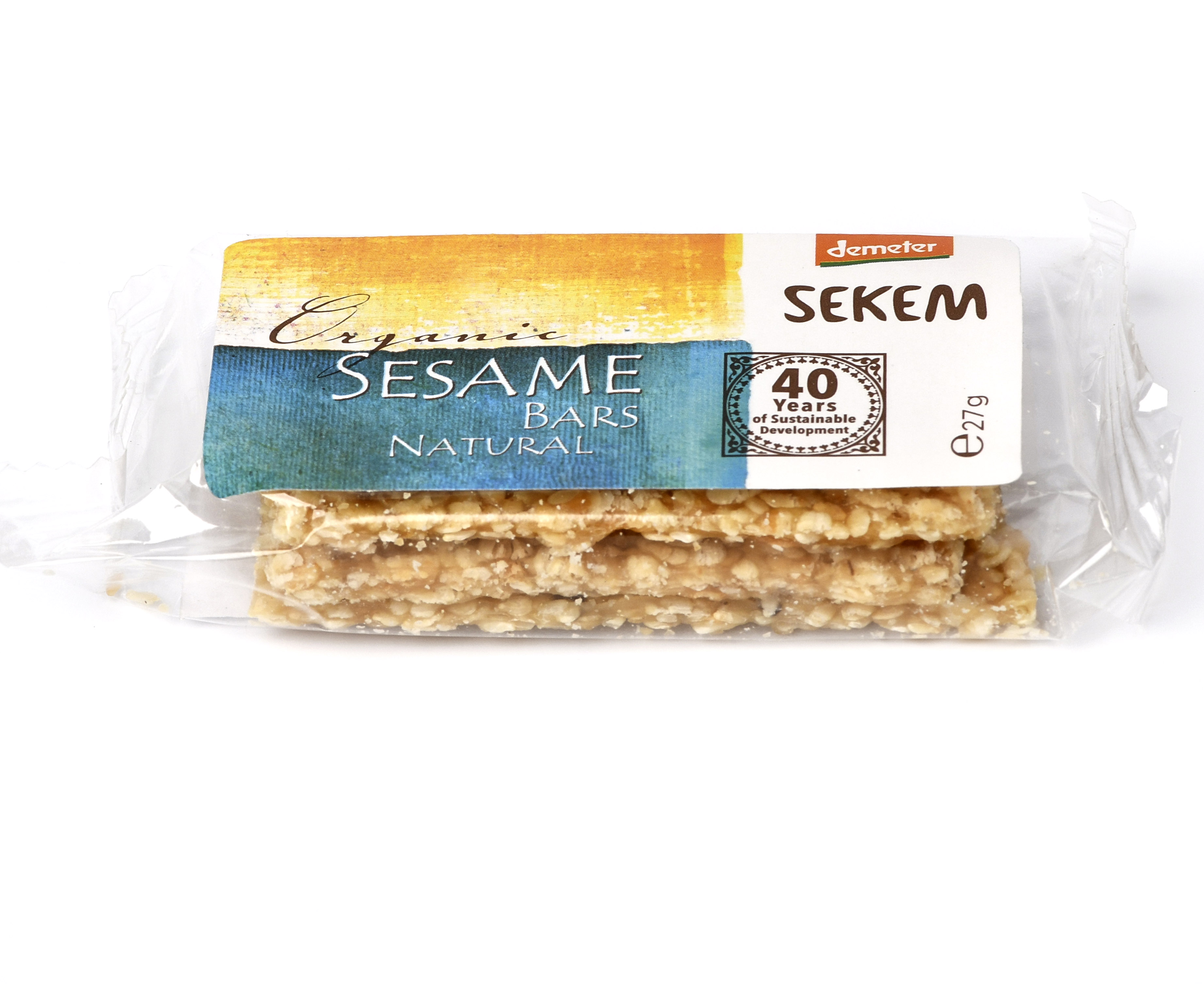 

Кунжутный козинак SEKEM, Demeter - 27 г