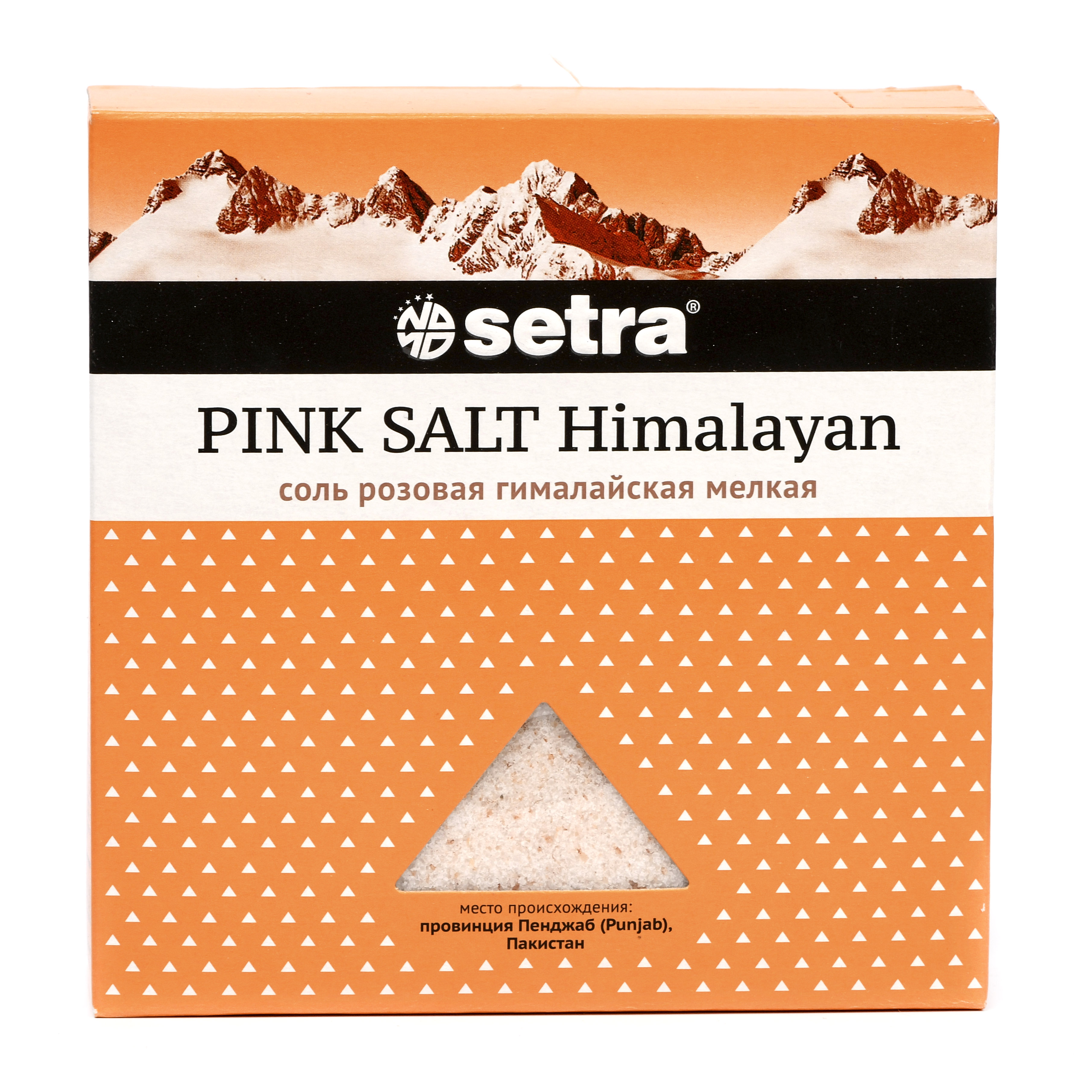 Соль розовая гималайская мелкая, Setra - 500 г