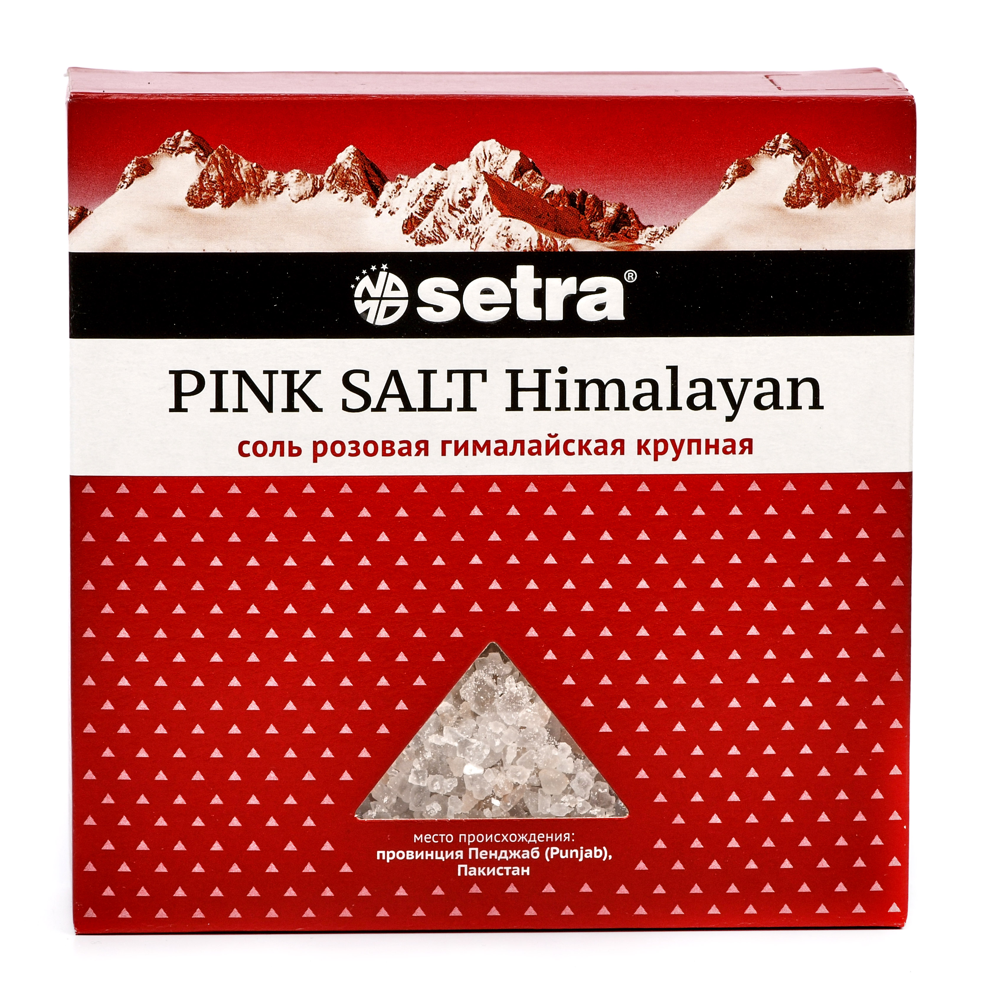 Соль розовая гималайская крупная, Setra - 500 г
