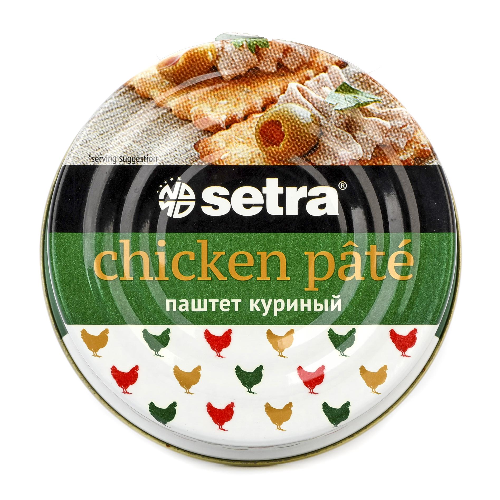 Паштет куриный без консервантов, Setra - 100 г