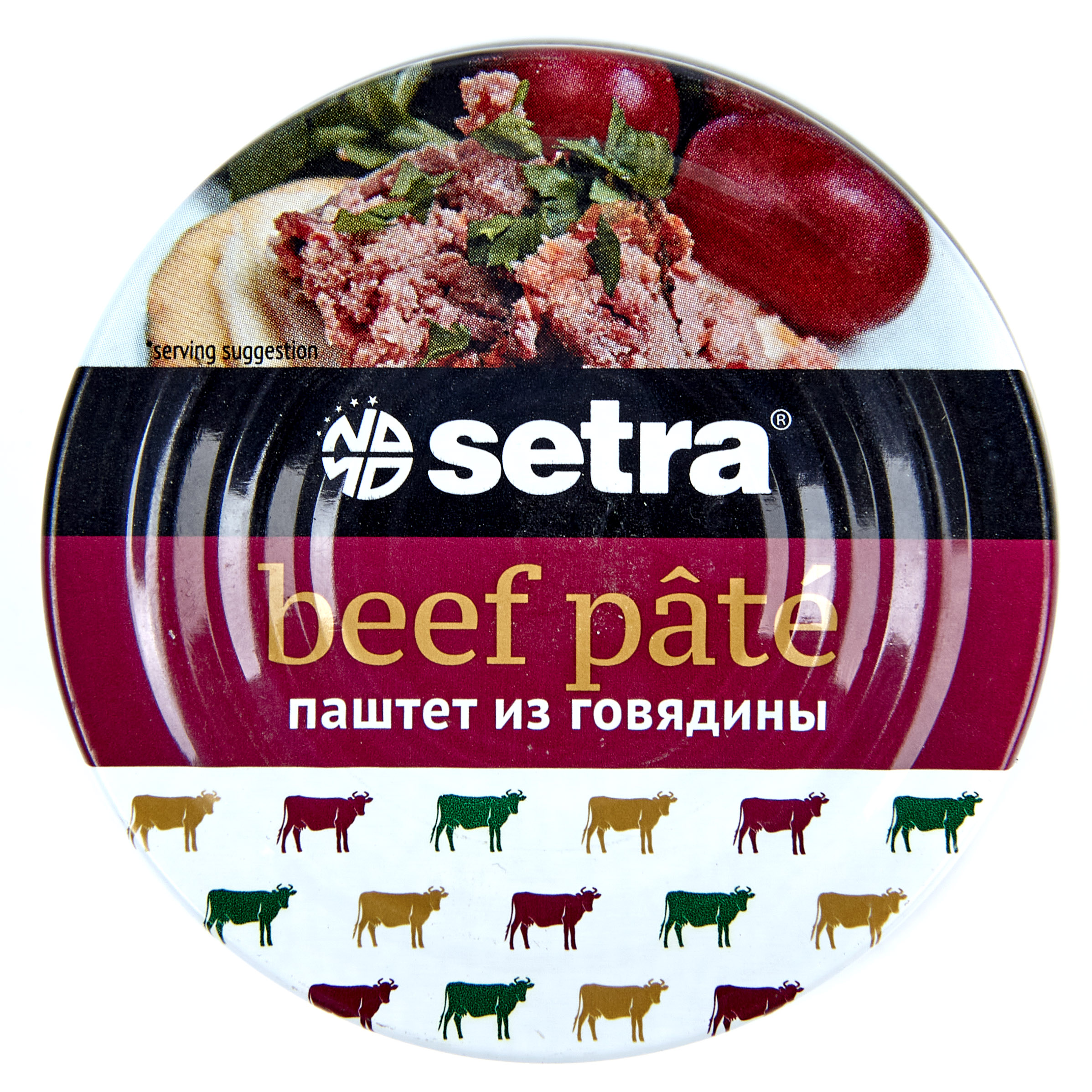 Паштет говяжий без консервантов, Setra - 100 г