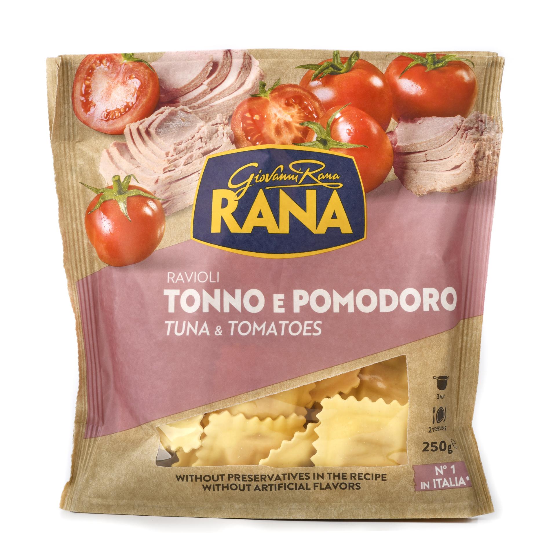 Тортеллони с тунцом и томатами, Pastificio Rana охл. - 250 г