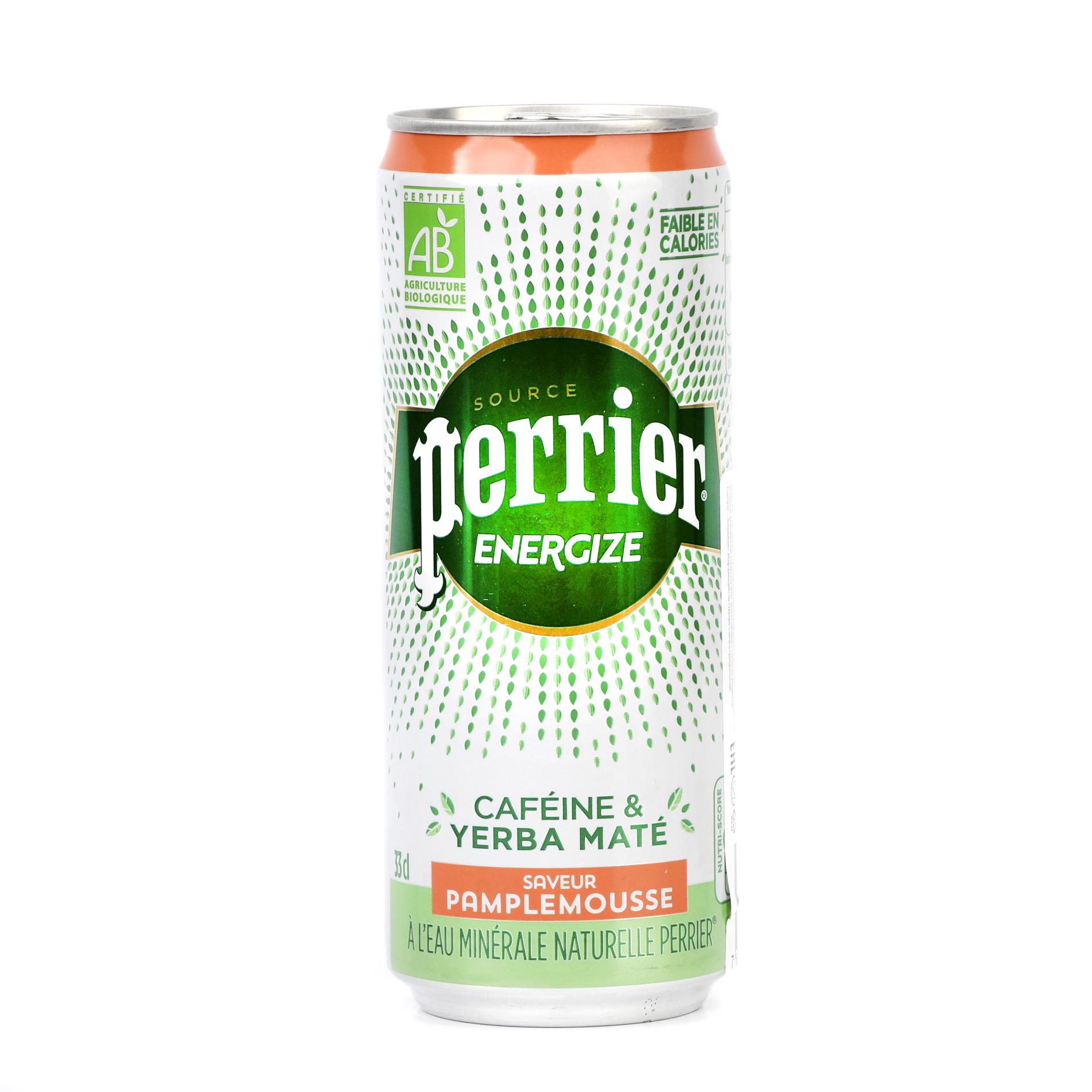 Энергетический напиток Perrier Energize со вкусом грейпфрута - 330 мл