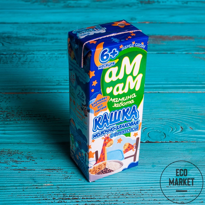 Кашка молочно-злаковая для питания детей (с 6 месяцев), 2,5% ~ 200 мл.