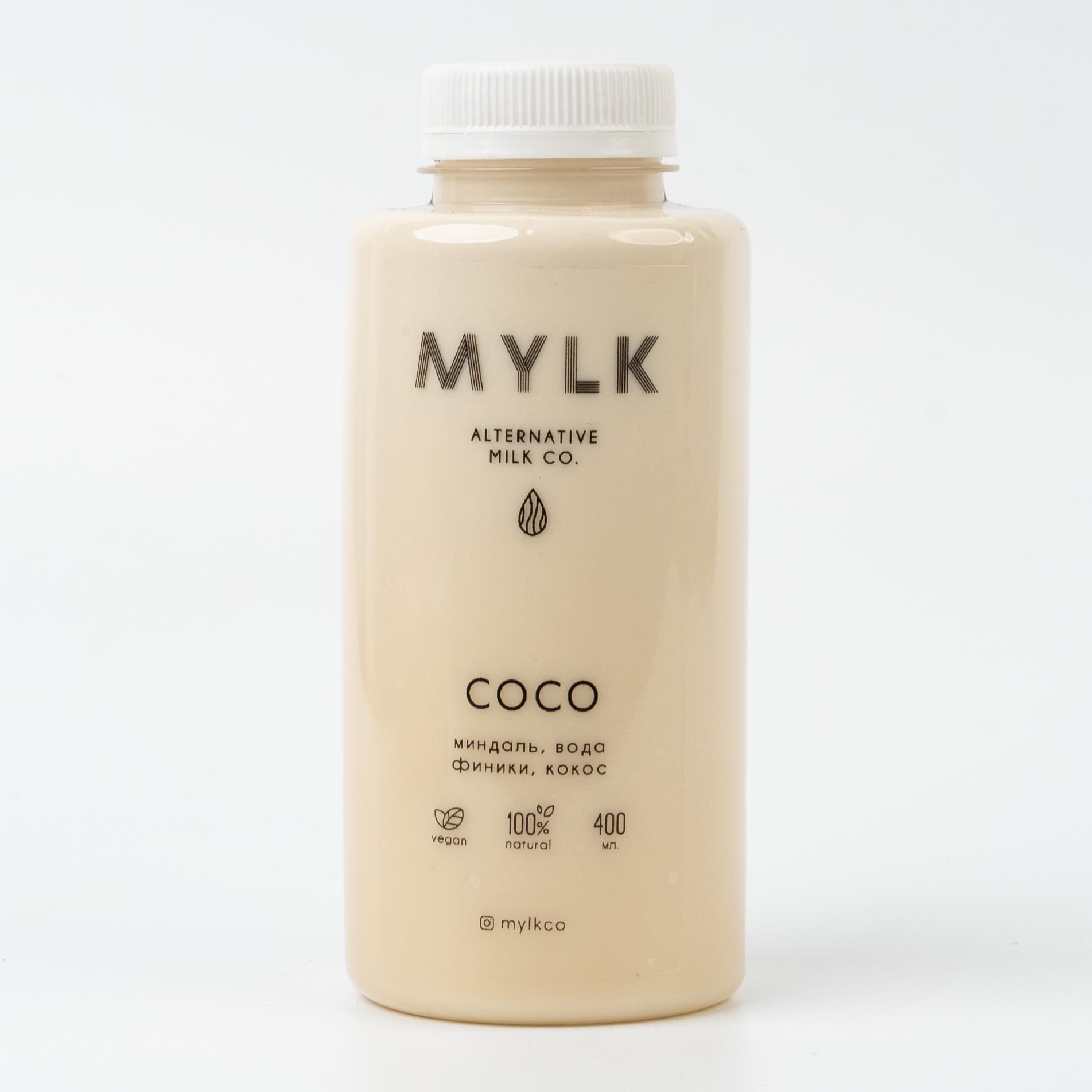 

Растительный миндальный напиток со вкусом кокоса Coco, Mylk - 400 мл