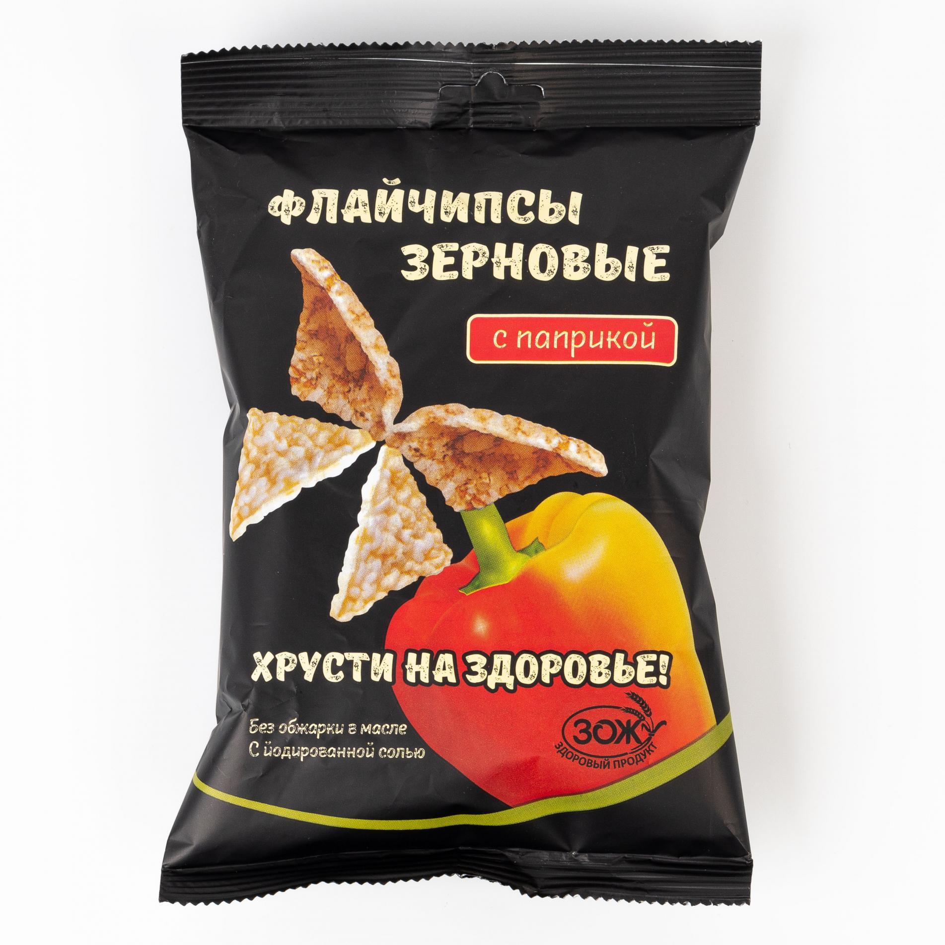 

Флайчипсы зерновые с паприкой ~ 40 г.