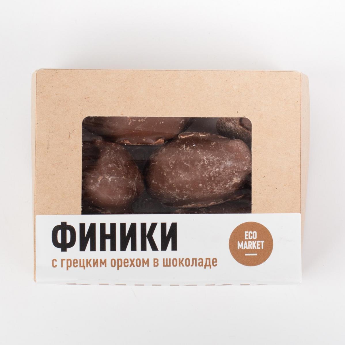 Финики с грецким орехом в шоколаде Ecomarket.ru - 150 г