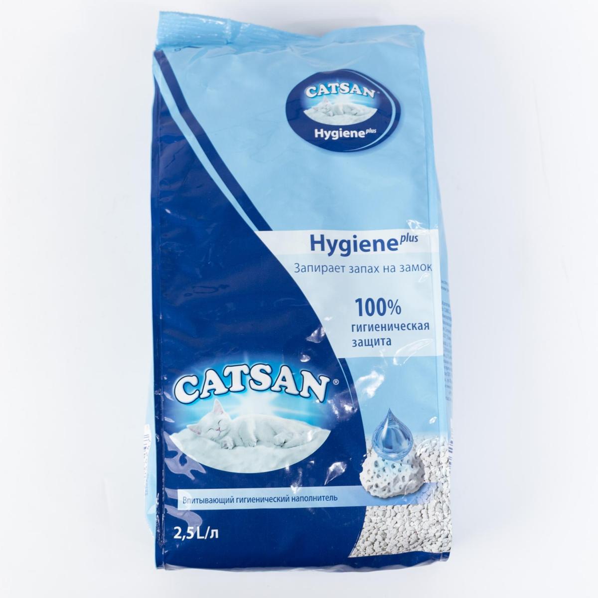 

Наполнитель кошачьих туалетов впитывающий, Catsan - 2,5 л