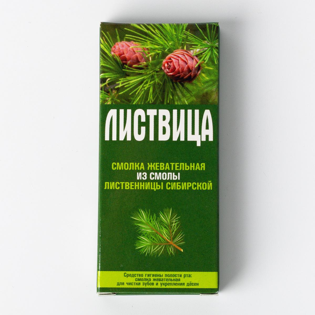 

Смолка жевательная из смолы лиственницы сибирской Листвица с шиповником ~ 4 шт.