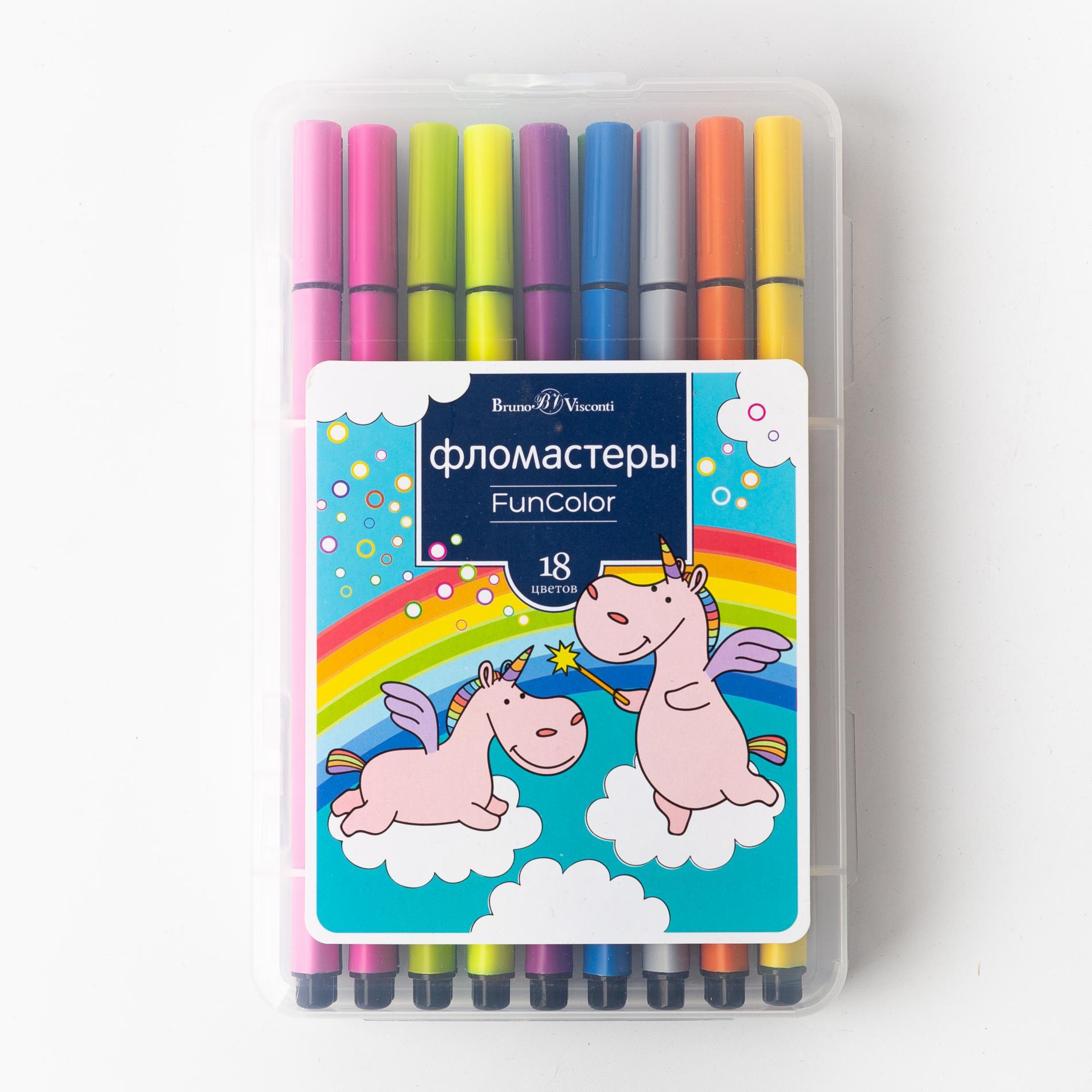 

Фломастеры FUNCOLOR ~ 18 цветов
