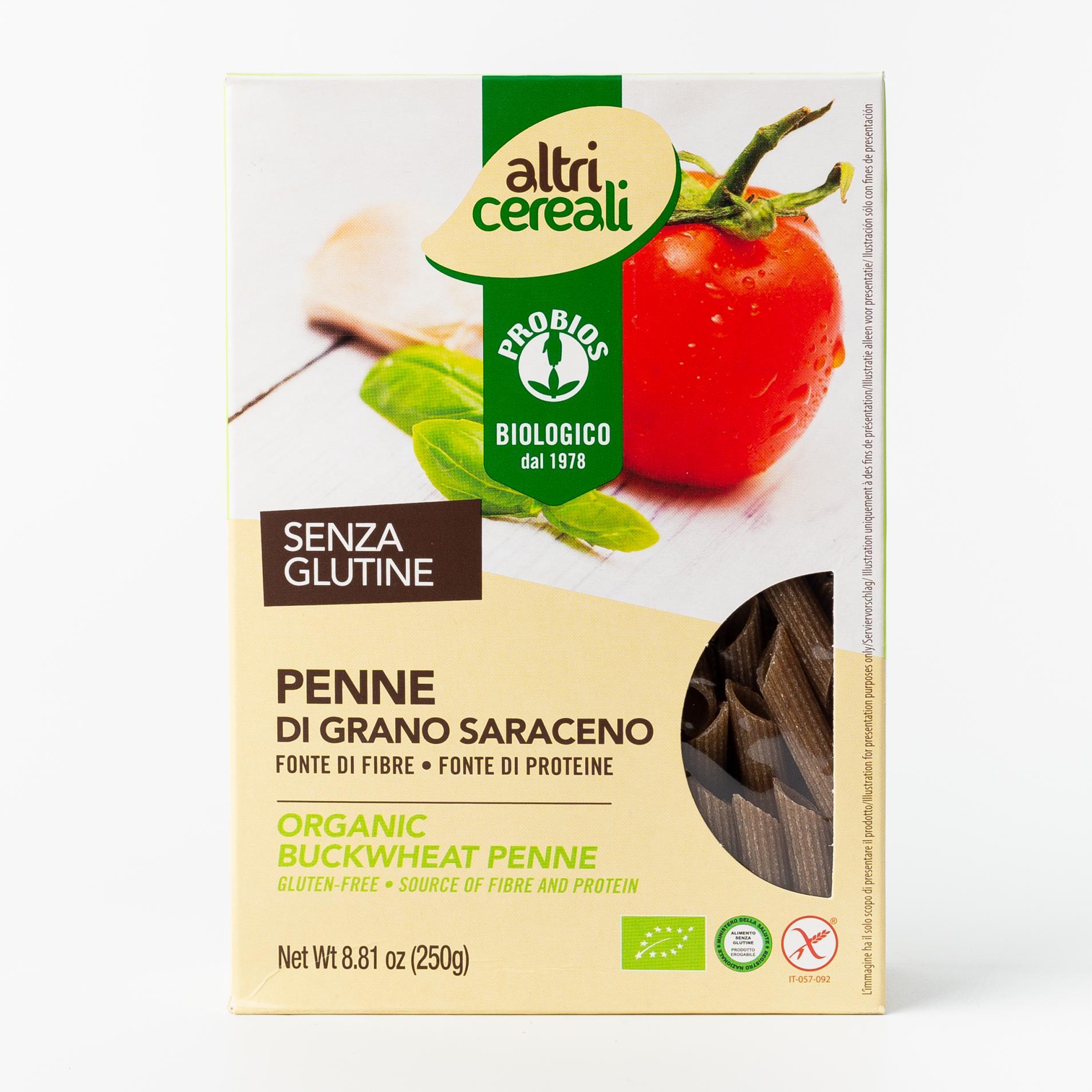 

Макаронные изделия Пенне из гречневой муки, Altri Cereali ~ 250 г.