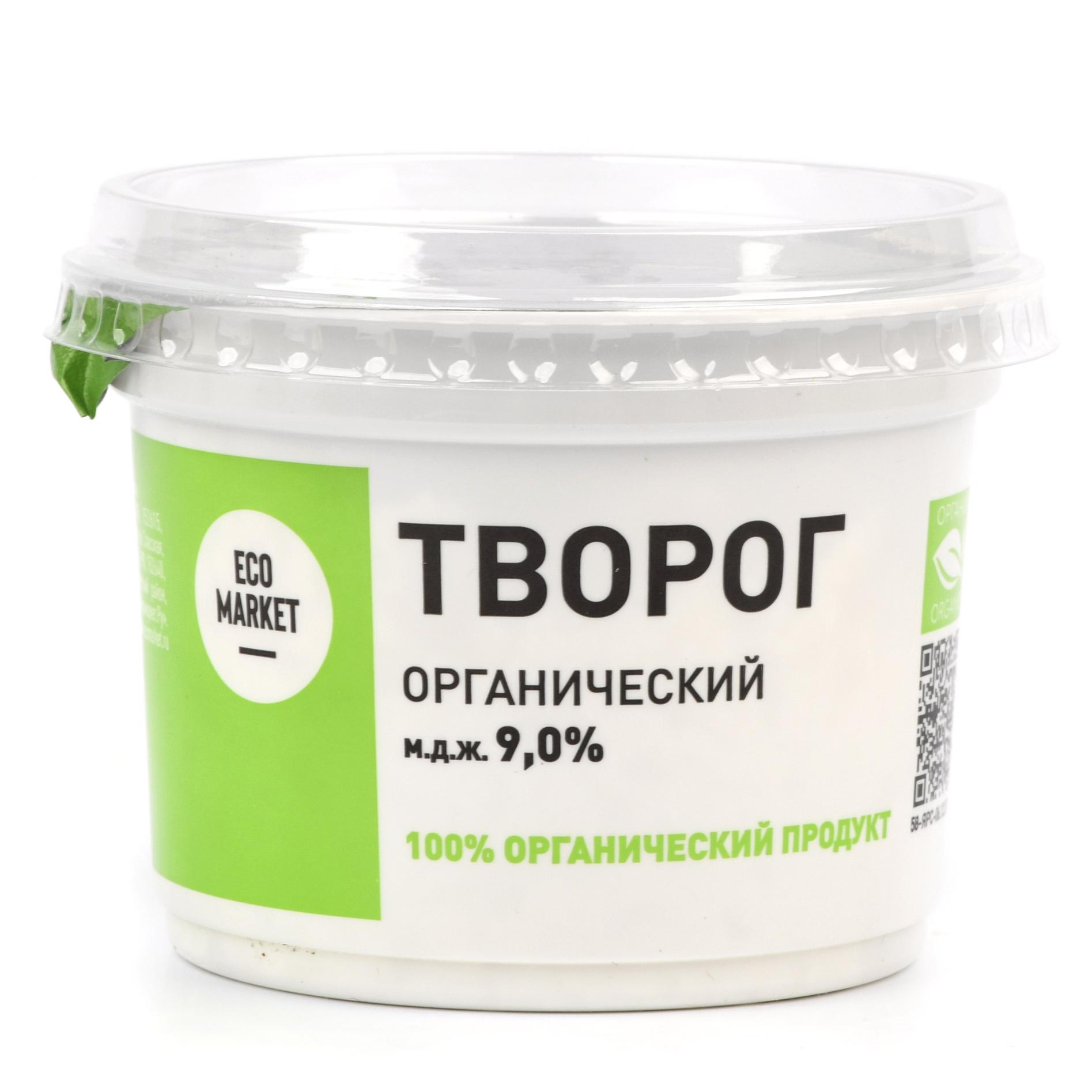 

Творог органический жир. 9,0% Ecomarket - 200 г