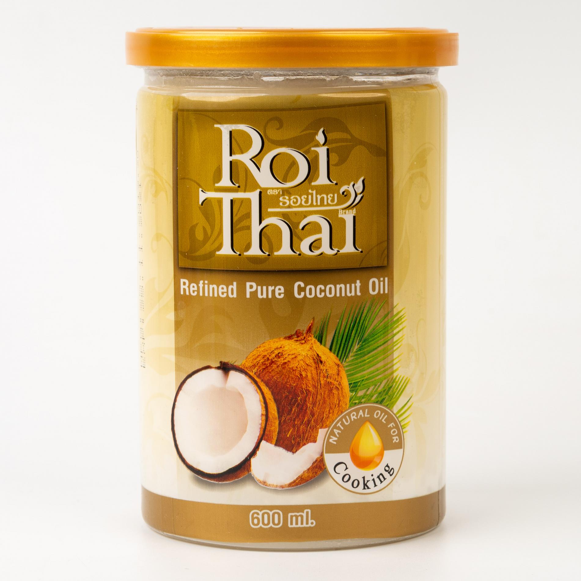 Масло кокосовое натуральное 100% ROI THAI - 600 мл