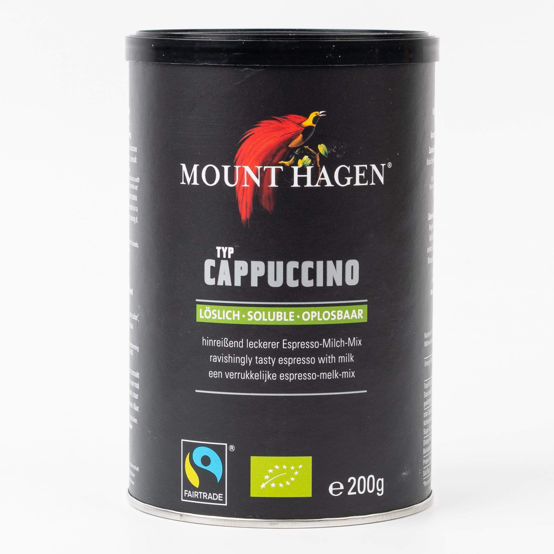Кофе растворимый Mount Hagen,Cappuccino Bio - 200 г